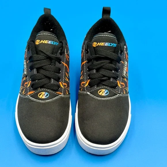 Heelys Black Skate Shoes with Orange Logo - Picture 4 of 11